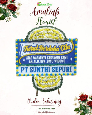 Papan Bunga Duka di Tarano